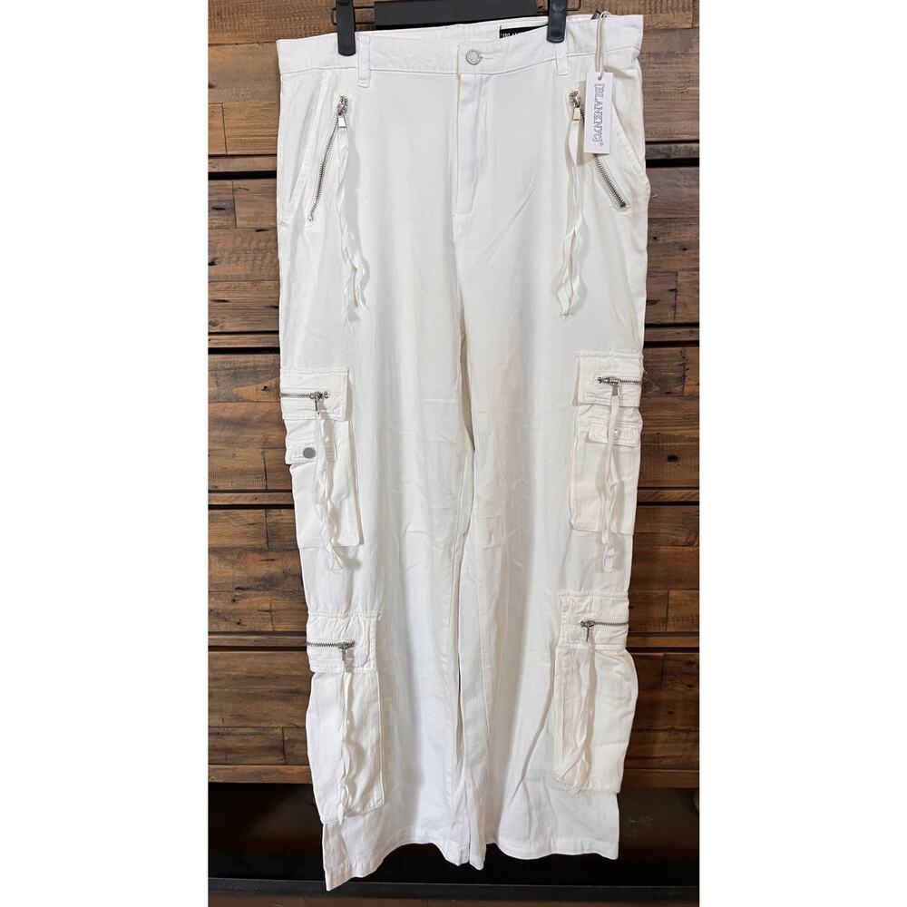 BlankNYC Women's White Cargo Pants Sz 31 NWT - Picture 2 of 14